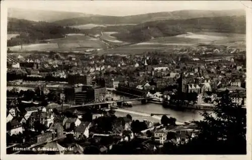 Ak Hameln an der Weser Niedersachsen, Totalansicht