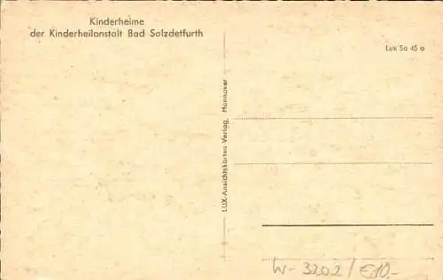 Ak Bad Salzdetfurth in Niedersachsen, Kinderheim Hildurheim, Haus Sonnenblick, Waldhaus, Schwimmbad