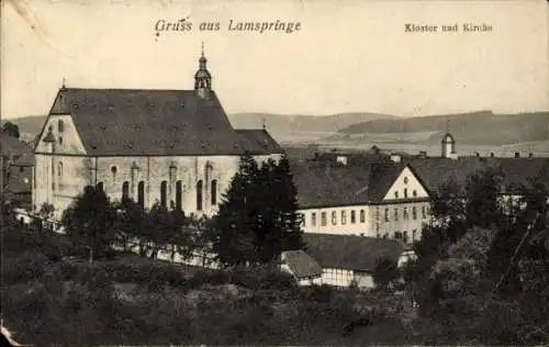 Ak Lamspringe in Niedersachsen, Kloster, Kirche