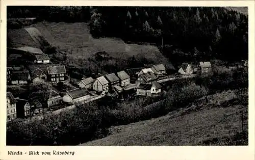 Ak Wieda Walkenried Harz, Blick vom Käseberg