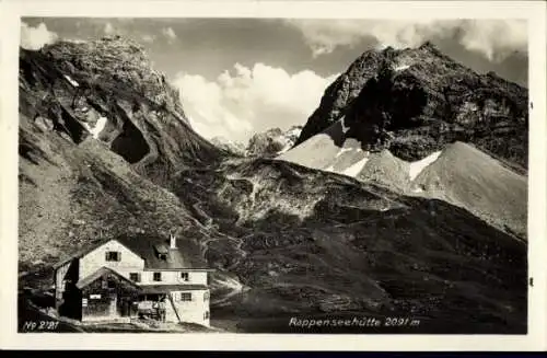 Ak Oberstdorf im Oberallgäu, Rappenseehütte