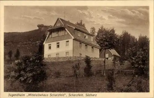 Ak Scharzfeld Herzberg am Harz, Jugendheim Mittelelbehaus Scharzfeld