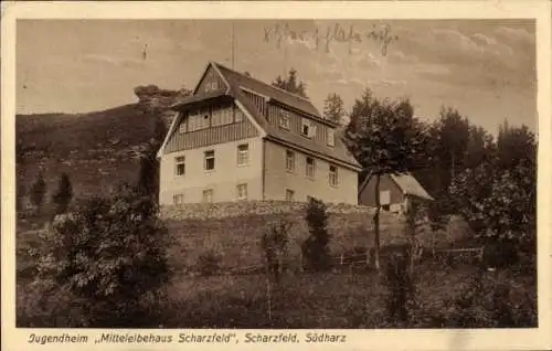 Ak Scharzfeld Herzberg am Harz, Jugendheim Mittelelbehaus Scharzfeld