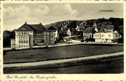 Ak Bad Hersfeld Hessen, Hopfengarten, Teilansicht