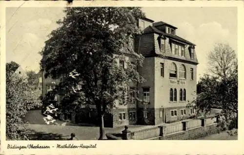 Ak Büdingen in Hessen, Mathilden-Hospital