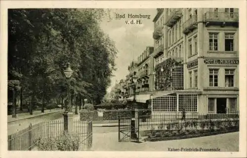 Ak Bad Homburg vor der Höhe Hessen, Hotel Minerva