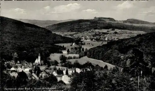 Ak Bad Brückenau im Sinntal Unterfranken, Sinnberg, Pilsterköpfe, schwarze Berge, Horth Wald