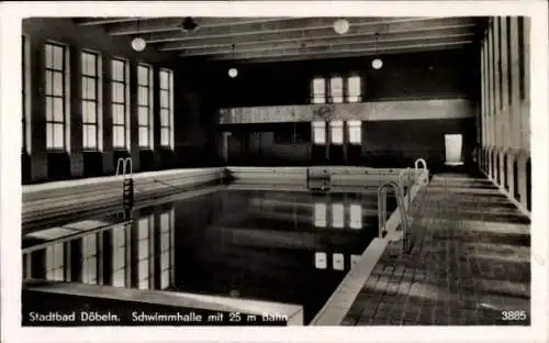 Ak Döbeln in Sachsen, Stadtbad, Schwimmhalle