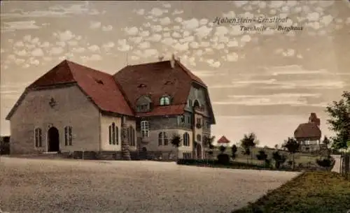 Ak Hohenstein Ernstthal in Sachsen, Turnhalle, Berghaus