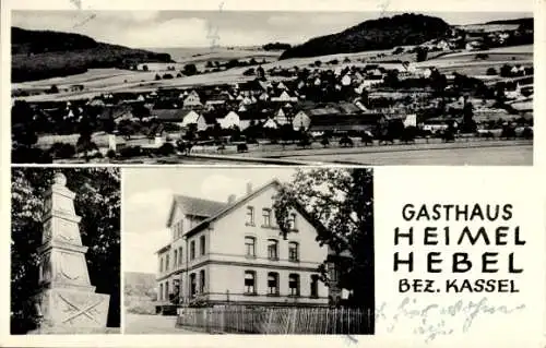 Ak Hebel Wabern Hessen, Gasthaus zur Post