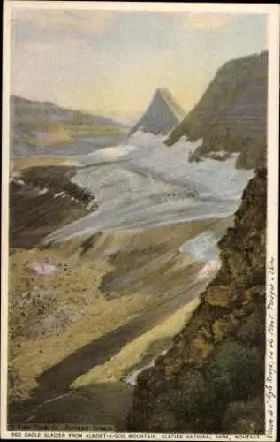 11 alte Ak verschiedene Seen und Landschaften von Montana USA, diverse Ansichten