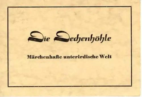 Set  12 Bilder Grüne Iserlohn im Märkischen Kreis, Dechenhöhle, Leporello