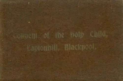 Set 12 Ansichtskarten Blackpool, Convent of the holy child