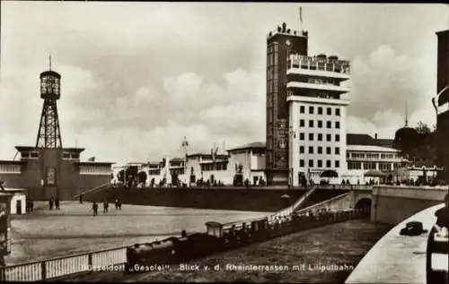 10 Ak Düsseldorf am Rhein, Große Ausstellung GeSoLei 1926, im passenden Heft, diverse Ansichten