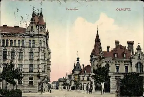 Ak Olomouc Olmütz Stadt, Parkstraße