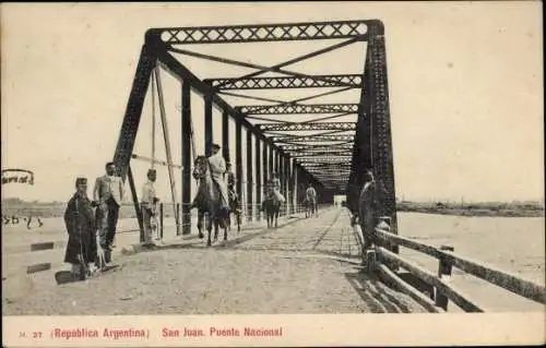 Ak San Juan Argentinien, Nationalbrücke