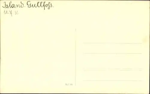 Foto Ak Island, Gullfoss Wasserfall