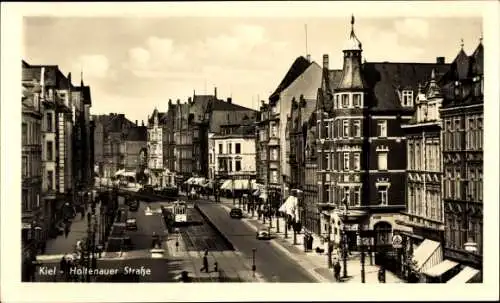 Ak Hansestadt Kiel, Holtenauer Straße