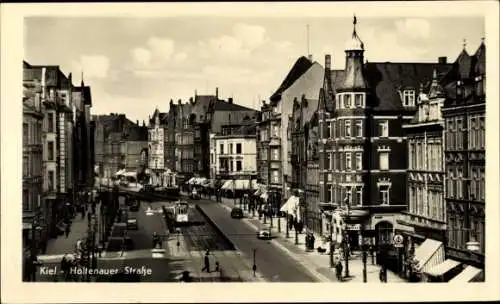 Ak Hansestadt Kiel, Holtenauer Straße