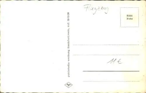 Ak Italienisches Flugzeug, Werbung Nach Italien mit Alitalia