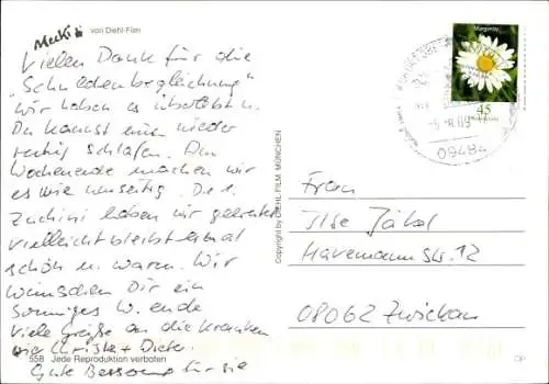 Ak Mecki der Igel, Zurück zur Natur, Sense