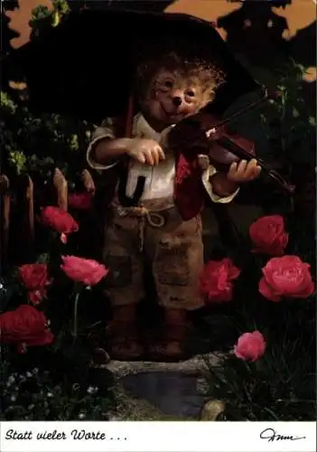 Ak Mecki der Igel, Statt vieler Worte, Geige