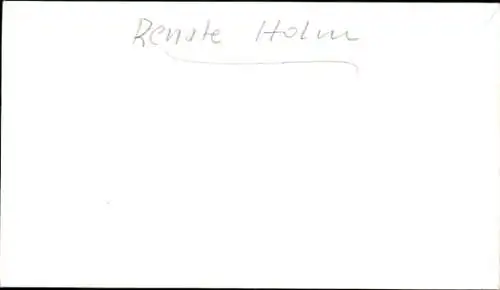 Ak Schauspielerin Renate Holm, Autogramm, 100 Jahre Briefmarken für Bethel Ersttagsbrief