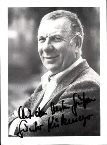 Ak Schauspieler Günter Kütemeyer, Standportrait, Autogramm