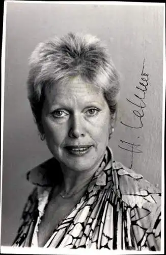 Ak Schauspielerin Helga Lehner, Portrait, Autogramm