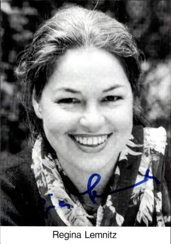 Ak Schauspielerin Regina Lemnitz, Portrait, Autogramm