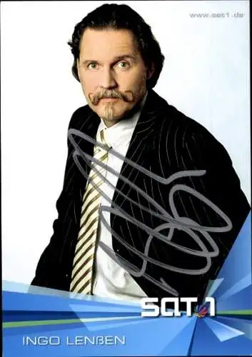 Ak Schauspieler Ingo Lenßen, Portrait, Autogramm