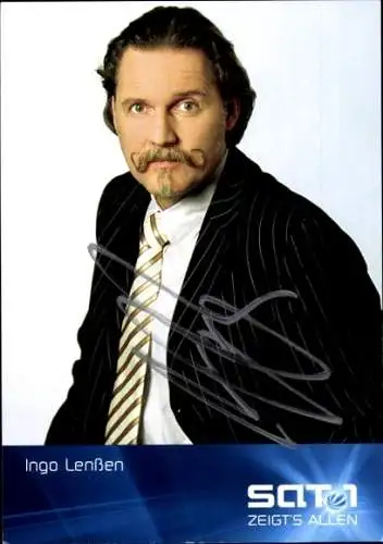 Ak Schauspieler Ingo Lenßen, Portrait, Autogramm