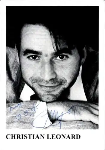 Ak Schauspieler Christian Leonard, Portrait, Autogramm
