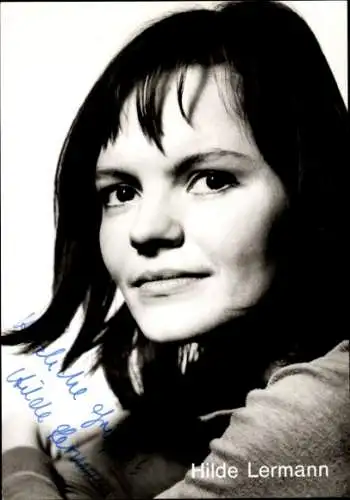 Ak Schauspielerin Hilde Lermann, Portrait, Autogramm