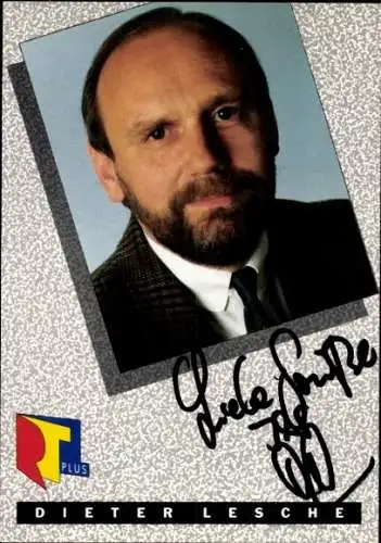 Ak Schauspieler Dieter Lesche, Portrait, Autogramm