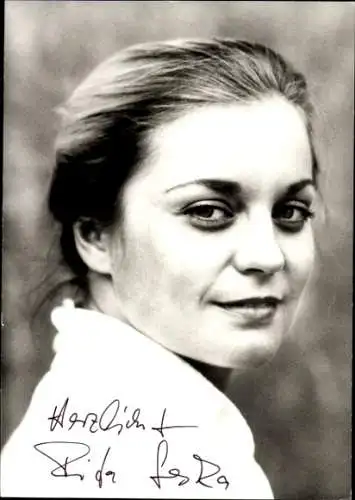 Ak Schauspielerin Rita Leska, Portrait, Autogramm