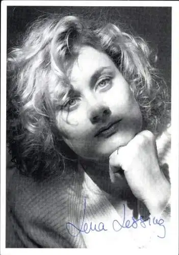 Ak Schauspielerin Lena Lessing, Portrait, Autogramm