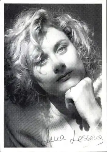 Ak Schauspielerin Lena Lessing, Portrait, Autogramm