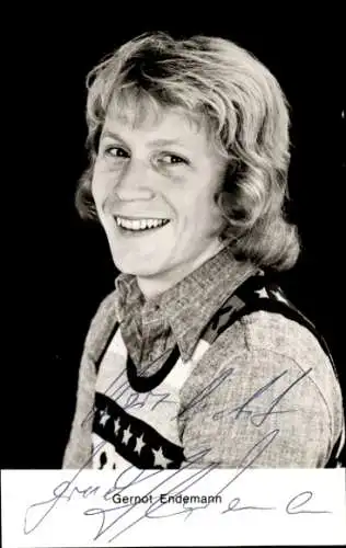 Ak Schauspieler Gernot Endemann, Portrait, Autogramm