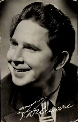 Ak Schauspieler Fred Delmare, Portrait, Film Teufelskreis, Autogramm