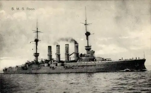 Ak Deutsches Kriegsschiff, SMS Roon, Kaiserliche Marine