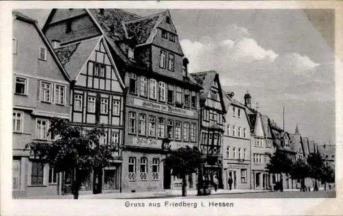 Ak Friedberg in Hessen, Gasthaus zur Reichskrone