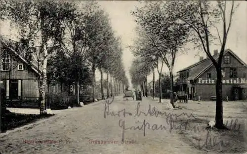 Ak Slawsk Heinrichswalde Ostpreußen, Grünbaumer Straße