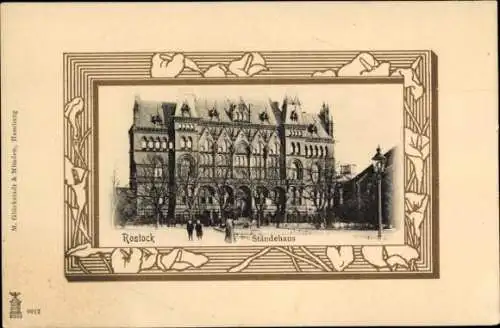 Passepartout Ak Hansestadt Rostock, Ständehaus