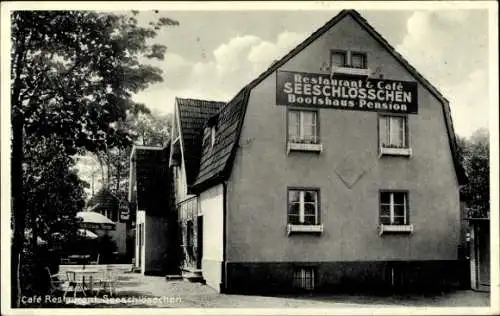 Ak Neue Mühle Königs Wusterhausen in Brandenburg, Restaurant Seeschlösschen am Kriemnicksee