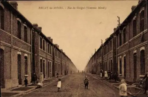 Ak Bruay Pas de Calais, Rue du Senegal
