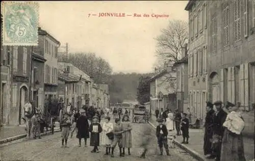 Ak Joinville Haute Marne, Rue des Capucins