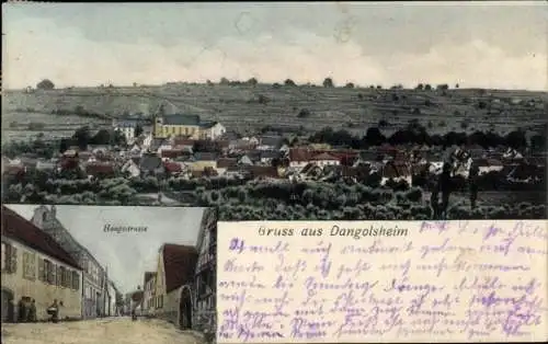 Ak Dangolsheim Elsass Bas Rhin, Panorama, Hauptstraße