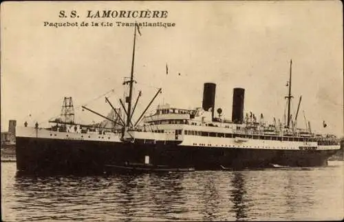 Ak Dampfer Lamoriciere, CGT, French Line