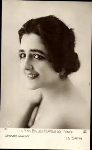 Ak Les plus belles femmes de France, le Satin